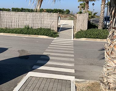 Routebeschrijving toegankelijk vanaf de parkeerplaats